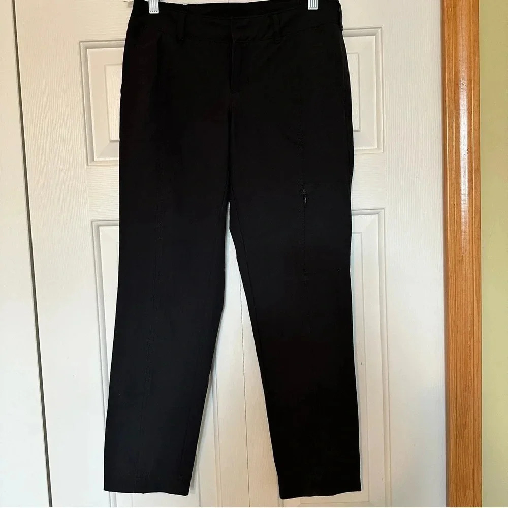 Athleta Black Cropped Nylon Pants